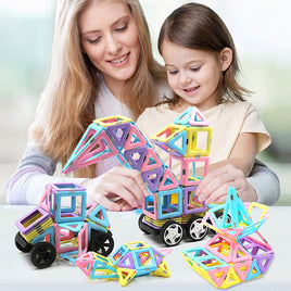 Magnetic Building Blocks Educational Toy Set Tummytastic