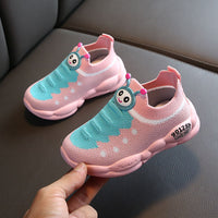 
              Fashion Baby Girls Boys Sneakers Sport Child Stretch Mesh Shoes Tummytastic
            