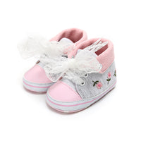 
              Help Embroidered Baby Princess Shoes Tummytastic
            