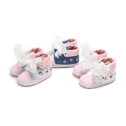 Help Embroidered Baby Princess Shoes Tummytastic