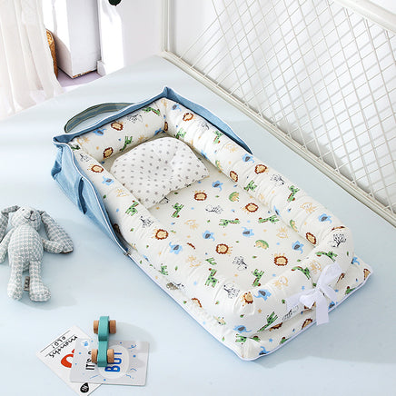 Baby Removable And Washable Bed Crib Portable Crib Travel Bed For Children Infant Kids Cotton Cradle Tummytastic