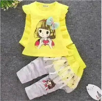 
              Girls' Spring Clothes for Girls' Infants and Toddlers' Spring Cotton Clothes Suits Tummytastic
            