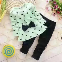 
              Girls' Spring Clothes for Girls' Infants and Toddlers' Spring Cotton Clothes Suits
            
