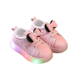 Princess Child Toddler Light Up Shoes Light Up Leather Shoes