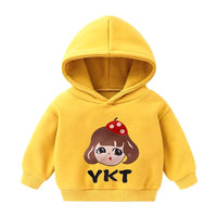 
              Boys And Girls Hooded Sweater And Cashmere Children's All-match Long-sleeved Clothes Tummytastic
            