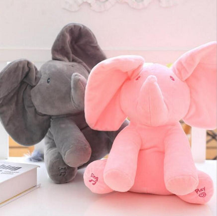 Peek-A-Boo Interactive Elephant Plush Toy Tummytastic