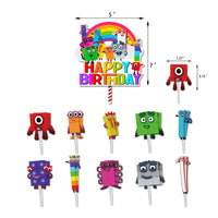 
              Numberblocks Theme Balloon Pull Flag Set Birthday Party Decoration Tummytastic
            