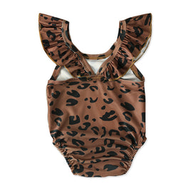 Children's leopard print swimsuit Tummytastic