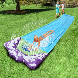 Single inflatable waterslide