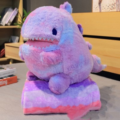 Rainbow rainbow dinosaur plush toy Tummytastic