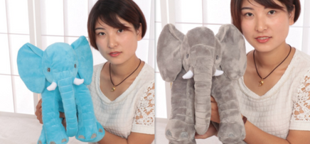 Sleep With Elephant Children's Plush Pillow Tummytastic