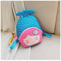 
              Mermaid With Safety Buckle Cute Children's Backpack Girl Tummytastic
            