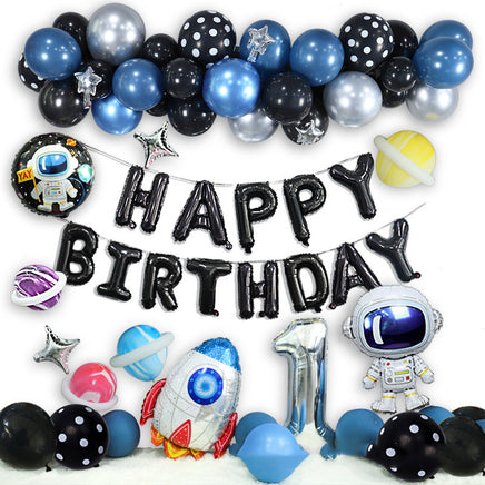 New Wandering Earth Astronaut Theme Birthday Party Rocket Balloon Decoration Tummytastic