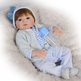 KEIUMI Reborn Baby Doll 23-Inch Simulation Baby Tummytastic