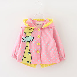 New Windbreaker Baby Girl's Jacket For Infants And Children Aged 1-2-3-4 Tummytastic