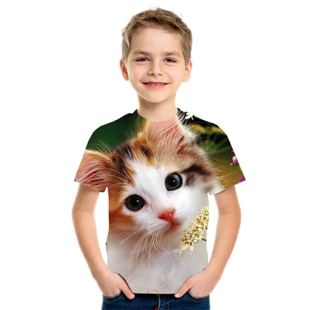 3D Digital Printing Short Sleeve Fashion Kids T-shirt Top Tummytastic