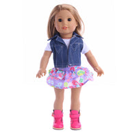 
              American Girl Doll Accessories Clothes Americangirl Skirt Suit Tummytastic
            