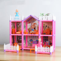 
              Toy Girl Princess Castle Villa Hut Children Play House Toy Girl Simulation Room Doll House Gift Tummytastic
            