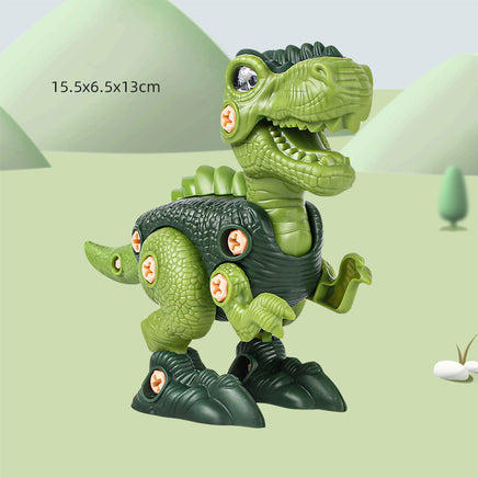 Dinosaur Toys Little Boy Children'S Puzzle Diy Assembled Toys Tummytastic