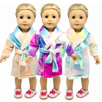 
              18 Inch Girl Doll Clothes Colorful Nightgown Doll Clothes Pajamas Accessories Tummytastic
            