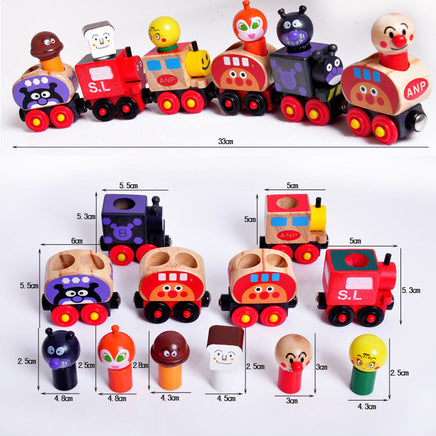Train Puppet Toy Shape Recognition Model Toy Tummytastic