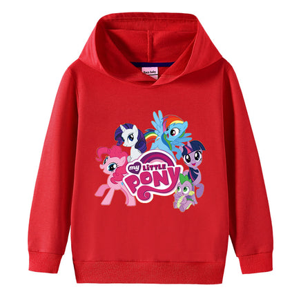Pure Cotton Pony Hooded Sweater For Children And Babies Tummytastic