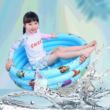 Into The Ocean - Inflatable Baby Swimming Pool Tummytastic