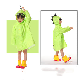 Cartoon dinosaur raincoats for children