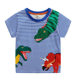 Children's Dinosaur T-shirt Boys Short Sleeve Sleeve Cartoon Kids Tummytastic