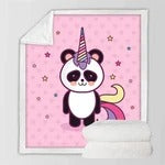 
              Panda series flannel printed blanket Tummytastic
            