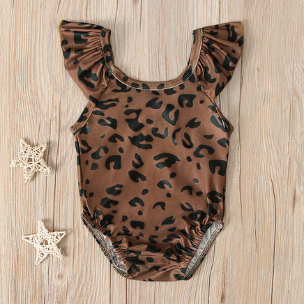 Children's leopard print swimsuit Tummytastic