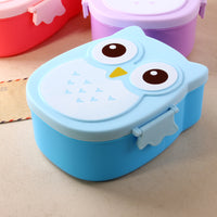 
              Owl Shape Kids Lunch Box Microwave Safe Tummytastic
            