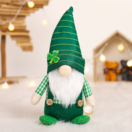 Irish Day Guardian Holy Patrick Forest Man Doll Ornaments Theme Party Decoration Tummytastic