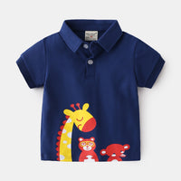 
              Unhooded Casual Cute Cartoon Animal Boy T Shirt Tummytastic
            