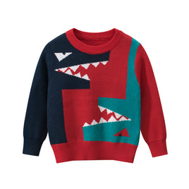 Children's dinosaur sweater
