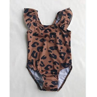 
              Children's leopard print swimsuit Tummytastic
            