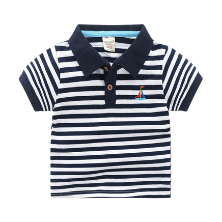 Children's Short-sleeved Polo Shirt Lapel T-shirt Tummytastic