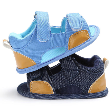 Denim baby Velcro sandals toddler shoes baby shoes Tummytastic