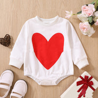 
              Unisex Baby's Valentine's Day Three Series Of Love Long-sleeved Rompers
            