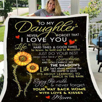 
              Letter To Daughter Digital Printed Blanket Tummytastic
            