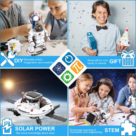 Solar Robot Toys Educational Scientific Fantasy Toy for Children Tummytastic