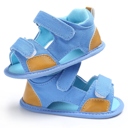Denim baby Velcro sandals toddler shoes baby shoes Tummytastic