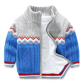 Children's Plush Sweater Thick Knit Cardigan Tummytastic