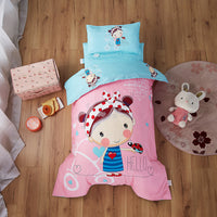 
              Pure Cotton Nap Children's Small Bedding Baby Bedding Kit With Core 3-piece Set Tummytastic
            