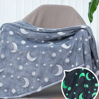 
              Double Sided Flannel Glowing Blanket Fluorescent Tummytastic
            