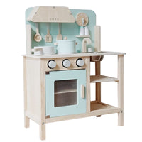 
              Children's Solid Wood Kitchen Male And Female Baby Family Cooking Cooking Toys Tummytastic
            