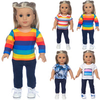 
              Rainbow Bar 18-inch American Girl Doll Clothes Tummytastic
            