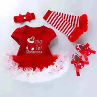 
              Children's Clothing Christmas Baby's Gown 4-piece Set Tummytastic
            