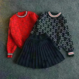 Girls' Suit All-match Sweater Knit Sweater
