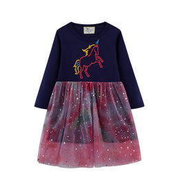 Autumn New Style Children's Gauze Skirt